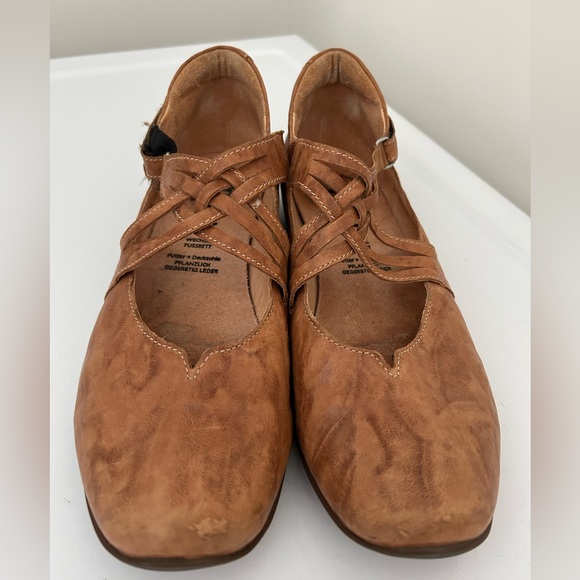 Think! Chilli Mary Jane Shoes Tan Size 8 US 39 EU - Picture 2 of 16